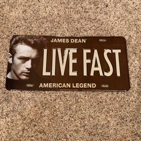 2 James Dean License Plates - Picture 4 of 5